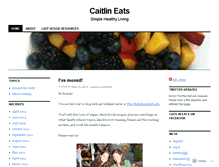 Tablet Screenshot of caitlineats.wordpress.com