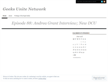 Tablet Screenshot of geeksunitenetwork.wordpress.com