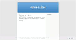 Desktop Screenshot of myke24.wordpress.com