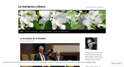 Desktop Screenshot of lamariposacubana.wordpress.com
