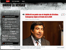 Tablet Screenshot of diariolaverdad.wordpress.com