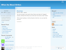 Tablet Screenshot of drivenbymood.wordpress.com