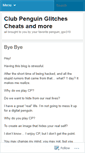 Mobile Screenshot of clubpen.wordpress.com