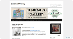 Desktop Screenshot of claremontgallery.wordpress.com