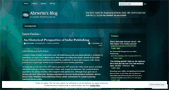 Desktop Screenshot of abrwrite.wordpress.com