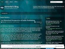 Tablet Screenshot of abrwrite.wordpress.com