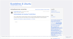 Desktop Screenshot of guadabuntu.wordpress.com