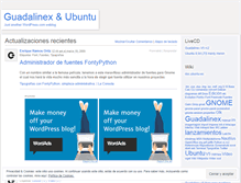 Tablet Screenshot of guadabuntu.wordpress.com