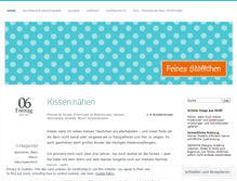 Tablet Screenshot of feinesstoeffchen.wordpress.com