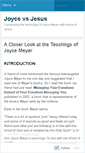 Mobile Screenshot of joycevsjesus.wordpress.com