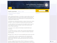 Tablet Screenshot of cyrilonbi.wordpress.com