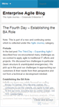 Mobile Screenshot of enterpriseagile.wordpress.com