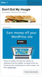 Mobile Screenshot of donteatmyhoagie.wordpress.com