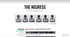 Desktop Screenshot of negress.wordpress.com