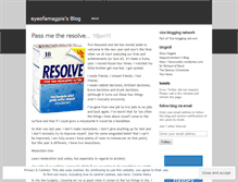 Tablet Screenshot of eyeofamagpie.wordpress.com