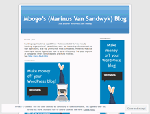 Tablet Screenshot of mbogo.wordpress.com