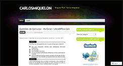 Desktop Screenshot of carlosmiquelon.wordpress.com