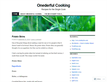 Tablet Screenshot of cook4one.wordpress.com