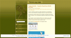 Desktop Screenshot of news24ore.wordpress.com