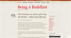 Desktop Screenshot of beingabuddhist.wordpress.com