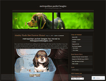 Tablet Screenshot of metropocketbeagles.wordpress.com
