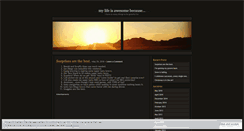 Desktop Screenshot of mylifeisawesomebecause.wordpress.com