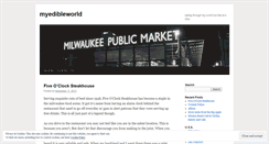 Desktop Screenshot of myedibleworld.wordpress.com