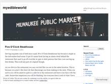 Tablet Screenshot of myedibleworld.wordpress.com