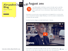 Tablet Screenshot of alexandruoprescu.wordpress.com