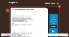 Desktop Screenshot of eidgenuss.wordpress.com
