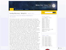 Tablet Screenshot of minus5times10.wordpress.com