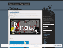 Tablet Screenshot of kagehime.wordpress.com