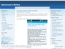 Tablet Screenshot of fly2universe.wordpress.com