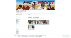 Desktop Screenshot of npchockeypics.wordpress.com