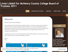 Tablet Screenshot of lindaliddell.wordpress.com