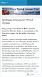 Mobile Screenshot of northlakewharf.wordpress.com