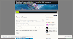 Desktop Screenshot of duddla.wordpress.com