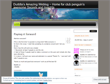 Tablet Screenshot of duddla.wordpress.com