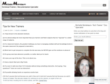 Tablet Screenshot of michellemontelauro.wordpress.com