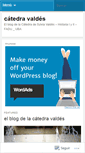 Mobile Screenshot of catedravaldes.wordpress.com