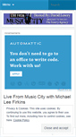 Mobile Screenshot of livefrommusiccity.wordpress.com
