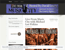 Tablet Screenshot of livefrommusiccity.wordpress.com