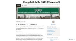 Desktop Screenshot of congelati.wordpress.com