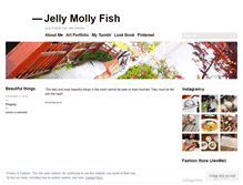 Tablet Screenshot of jellymollyfish.wordpress.com