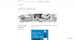 Desktop Screenshot of cjdrcomics.wordpress.com