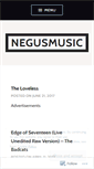 Mobile Screenshot of negusmusic.wordpress.com