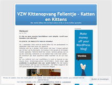Tablet Screenshot of kattenenkittens.wordpress.com