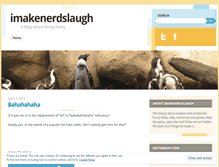 Tablet Screenshot of imakenerdslaugh.wordpress.com