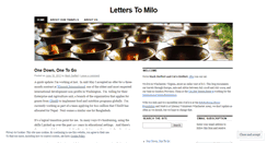 Desktop Screenshot of letterstomilo.wordpress.com