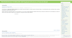 Desktop Screenshot of professionallyhomeless.wordpress.com